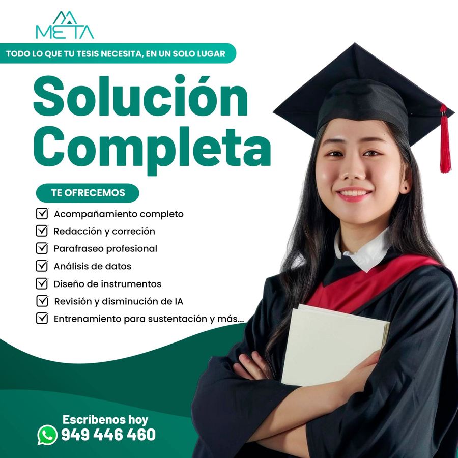Solución completa para tu tesis